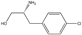 (R)-β-アミノ-4-クロロベンゼン-1-プロパノール 化学構造式