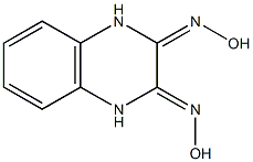 1,2,3,4-テトラヒドロ-2,3-ビス(ヒドロキシイミノ)キノキサリン 化学構造式
