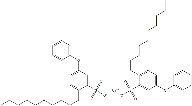 Bis(2-decyl-5-phenoxybenzenesulfonic acid)calcium salt