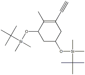 ((1R,3S)-5-ethynyl-4-methylcyclohex-4-ene-1,3-diyl)bis(oxy)bis(tert-butyldimethylsilane)
