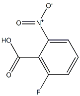 2-硝基-6-氟苯甲酸, , 结构式