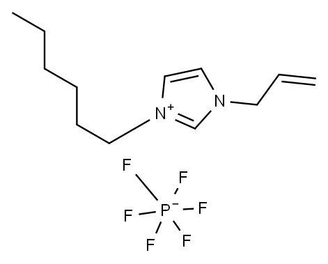 1-Allyl-3-hexylimidazolium hexafluorophosphate Structure