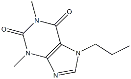 二氢丙茶碱, , 结构式