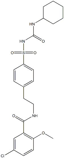格列本脲杂质 4 结构式