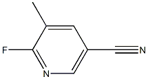 5- CYANO 2-FLUORO-3- PICOLINE Structure