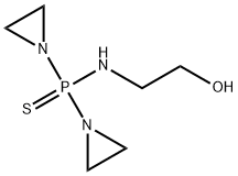 N-(2-Hydroxyethyl)-P,P-bisaziridinyl Thiophosphamide, 121258-29-5, 结构式