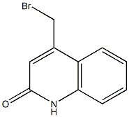 4-溴甲基喹诺酮, , 结构式