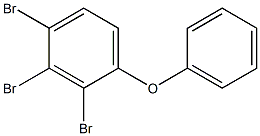 2,3,4-三溴联苯醚 结构式