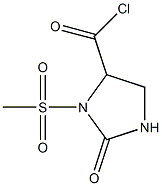 氯甲酰基-3-甲磺酰基- 2- 咪唑烷酮, , 结构式
