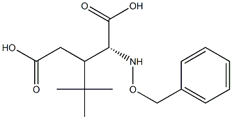 N-苄氧酰基-D-谷氨酸B-特丁基酯, , 结构式