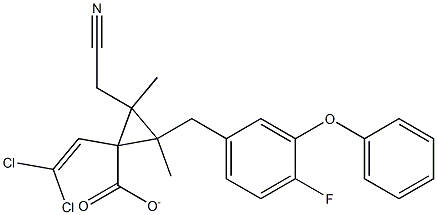 氰基-(4-氟-3-苯氧苄基)-甲基-(2,2-二氯乙烯基)-2,2-二甲基环丙烷羧酸酯