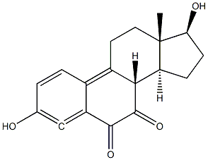 雌甾-4,9-二烯二酮, , 结构式