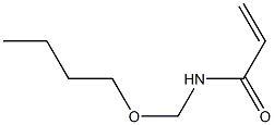 N-丁氧甲基丙烯酰胺, , 结构式