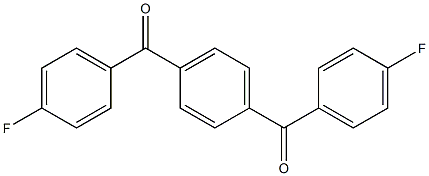 1,4-ビス(4-フルオロベンゾイル)ベンゼン 化学構造式