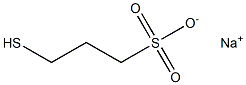 3-巯基丙烷磺酸钠 结构式