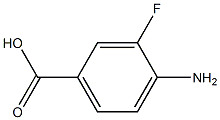 4-Amino-3-fluorobenzoic acid 结构式