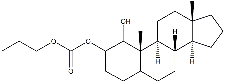 1-androstene glycol propyl carbonate Structure