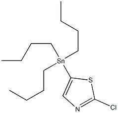 2-CHLORO-5-(TRIBUTYLSTANNYL)THIAZOLE Structure