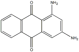 1,3-ジアミノアントラキノン 化学構造式