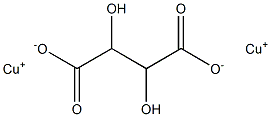 酒石酸銅(I), , 结构式