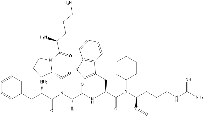 phenylalanyl(ornithinyl-prolyl-cyclohexylalanyl-tryptophyl-arginyl)