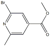 Methyl 2-Bromo-6-methylpyridine-4-carboxylate Structure