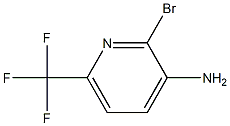 2-溴-3-氨基-6-三氟甲基吡啶 结构式