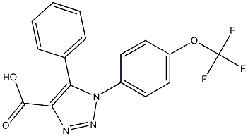 5-Phenyl-1-(4-trifluoromethoxy-phenyl)-1H-[1,	2,	3]triazole-4-carboxylic 	acid