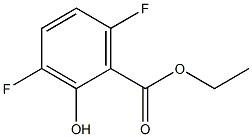 ETHYL 3,6-DIFLUORO-2-HYDROXYBENZOATE Structure