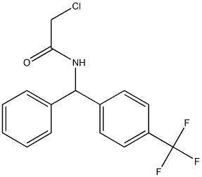 2-CHLORO-N-{PHENYL[4-(TRIFLUOROMETHYL)PHENYL]METHYL}ACETAMIDE