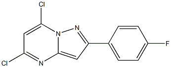 5,7-DICHLORO-2-(4-FLUOROPHENYL)PYRAZOLO[1,5-A]PYRIMIDINE