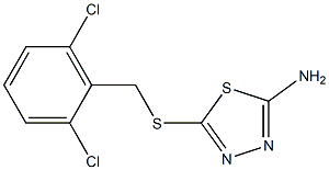 5-[(2,6-dichlorobenzyl)thio]-1,3,4-thiadiazol-2-amine
