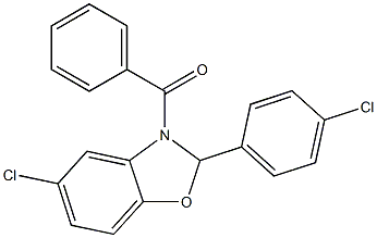 [5-chloro-2-(4-chlorophenyl)-2,3-dihydro-1,3-benzoxazol-3-yl](phenyl)methanone