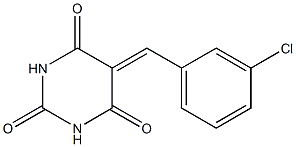 5-(3-chlorobenzylidene)hexahydropyrimidine-2,4,6-trione