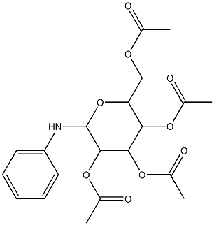 3,5-di(acetyloxy)-2-[(acetyloxy)methyl]-6-anilinotetrahydro-2H-pyran-4-yl a cetate