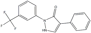 4-phenyl-2-[3-(trifluoromethyl)phenyl]-1,2-dihydro-3H-pyrazol-3-one