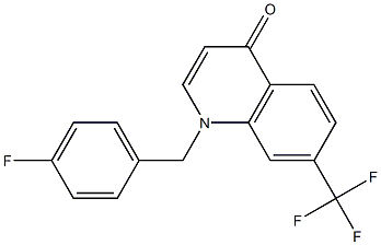 1-(4-fluorobenzyl)-7-(trifluoromethyl)-4(1H)-quinolinone
