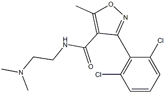 3-(2,6-dichlorophenyl)-N-[2-(dimethylamino)ethyl]-5-methyl-4-isoxazolecarboxamide
