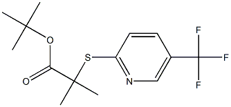 tert-butyl 2-methyl-2-{[5-(trifluoromethyl)-2-pyridyl]thio}propanoate