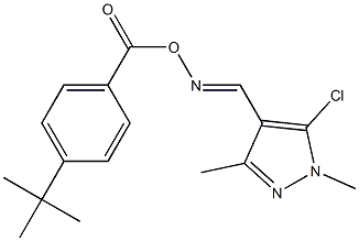 4-[({[4-(tert-butyl)benzoyl]oxy}imino)methyl]-5-chloro-1,3-dimethyl-1H-pyrazole