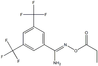 O1-propionyl-3,5-di(trifluoromethyl)benzene-1-carbohydroximamide