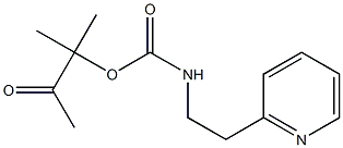 1,1-dimethyl-2-oxopropyl N-[2-(2-pyridyl)ethyl]carbamate