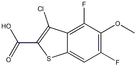 3-chloro-4,6-difluoro-5-methoxybenzo[b]thiophene-2-carboxylic acid