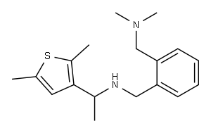 ({2-[(dimethylamino)methyl]phenyl}methyl)[1-(2,5-dimethylthiophen-3-yl)ethyl]amine
