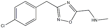 ({3-[(4-chlorophenyl)methyl]-1,2,4-oxadiazol-5-yl}methyl)(methyl)amine