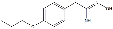 (1Z)-N'-hydroxy-2-(4-propoxyphenyl)ethanimidamide
