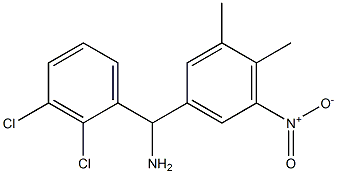(2,3-dichlorophenyl)(3,4-dimethyl-5-nitrophenyl)methanamine