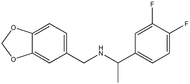 (2H-1,3-benzodioxol-5-ylmethyl)[1-(3,4-difluorophenyl)ethyl]amine