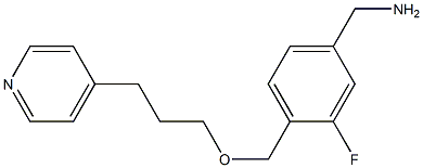 (3-fluoro-4-{[3-(pyridin-4-yl)propoxy]methyl}phenyl)methanamine