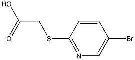 [(5-bromopyridin-2-yl)thio]acetic acid Structure